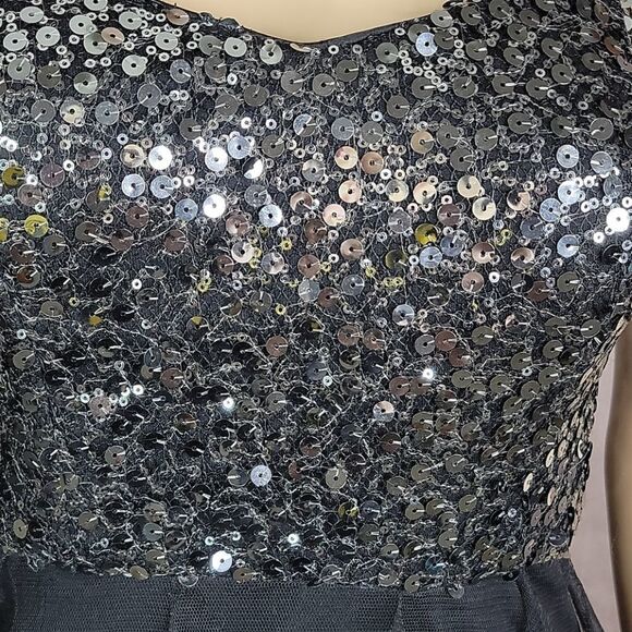 BLONDIE NITES BY STACEY SKLAR Sequined Prom Dress Size 3 - Picture 4 of 10